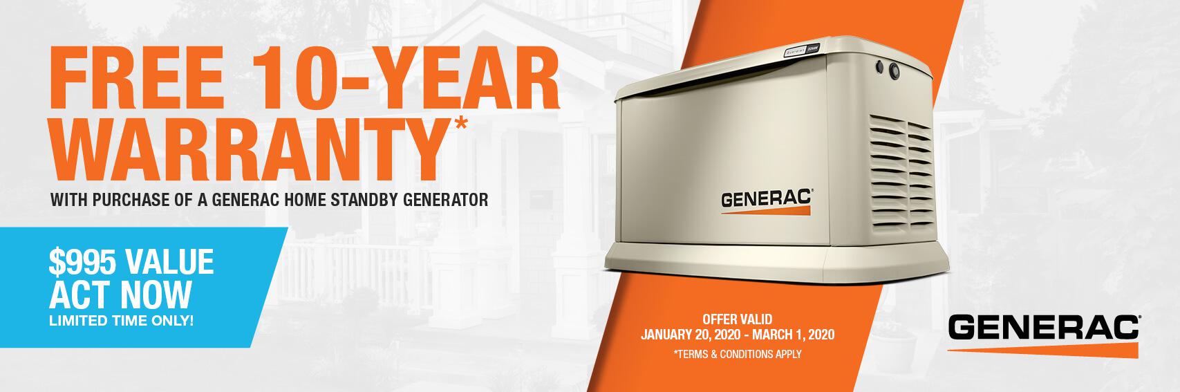 Homestandby Generator Deal | Warranty Offer | Generac Dealer | Darien, IL